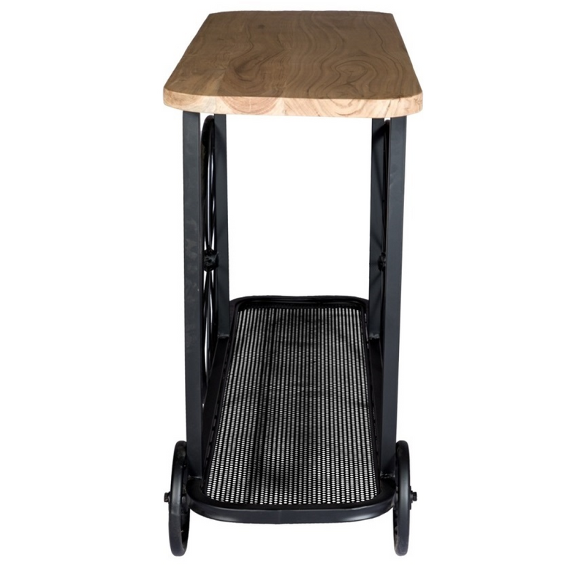 Craft Wheel Console Table