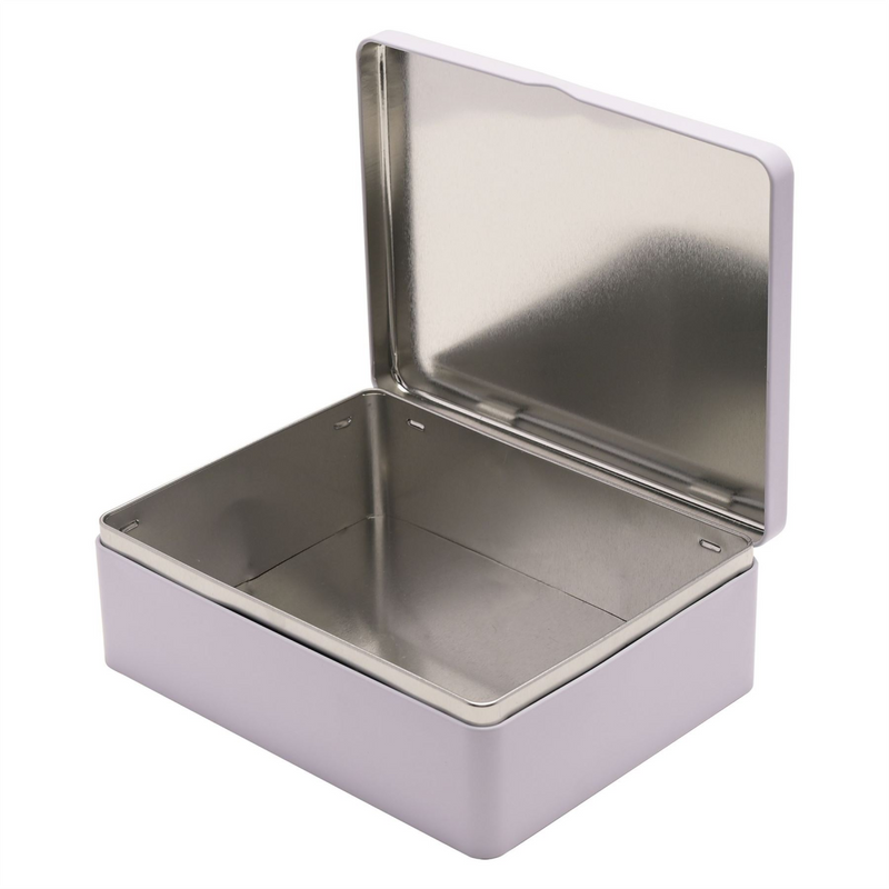 Now Or Never Studios Made to Order Tin Box Painted White