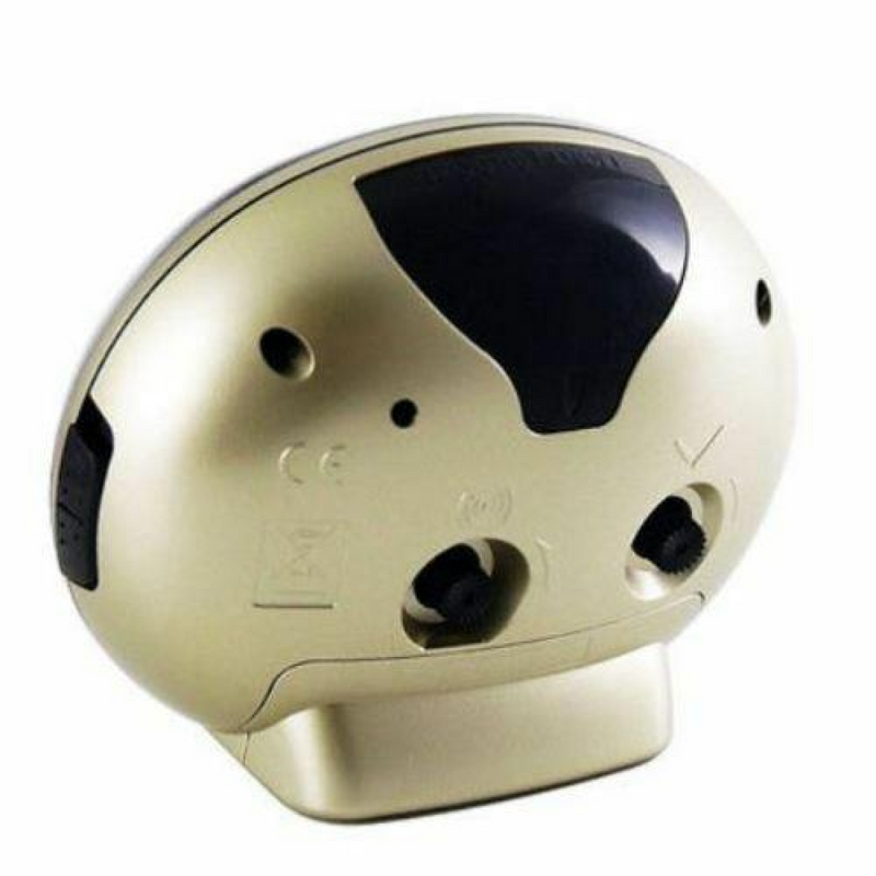 Champion Silent Sweep Gold Alarm Clock MF888G