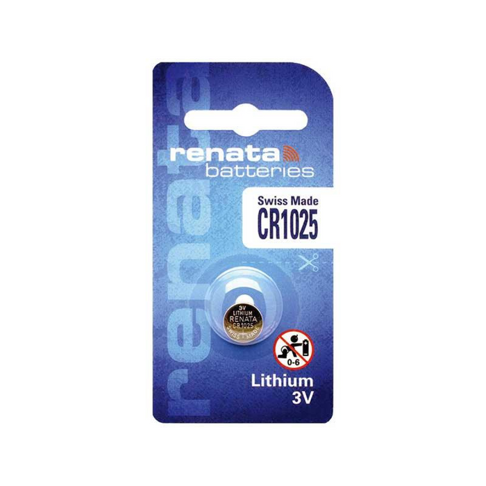 Renata CR1025 Lithium Watch Batteries (10 Pack)