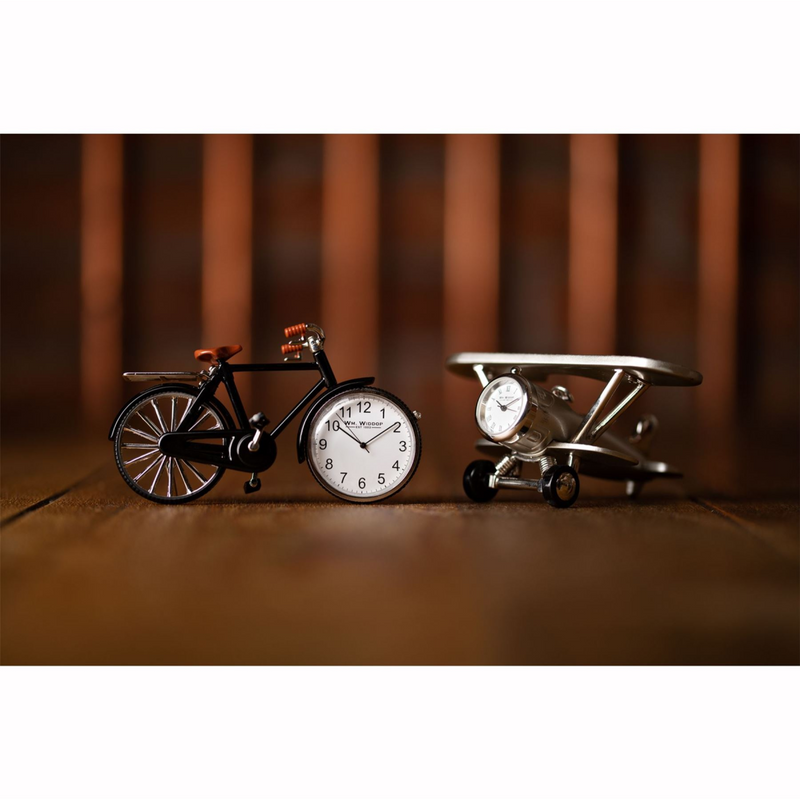 Wm Widdop Miniature Clock - Pedal Bike