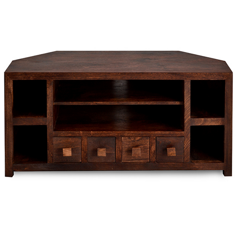Toko Dark Mango Corner Tv Unit