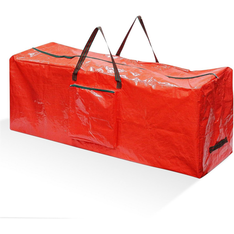 Large Green Xmas bag With Side Pocket