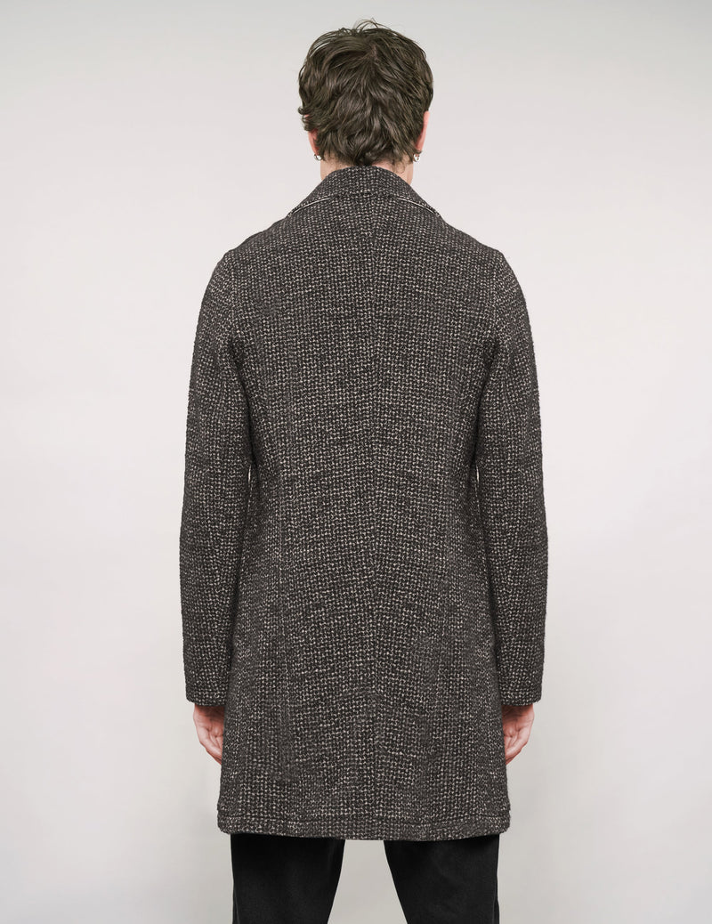 IMMORTAL Silverstone Frock Coat - Grey & White