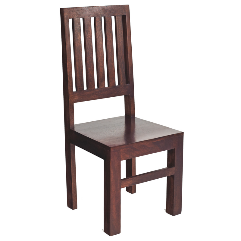 Toko Dark Mango Slat Back Chair (Set of 2)