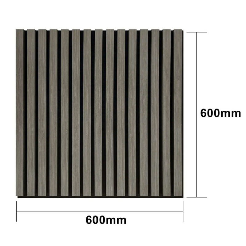 Grey Oak Acoustic Wall Panels Pack of 4