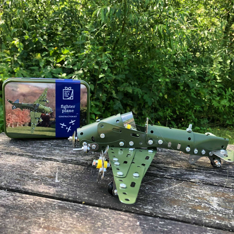 Apples To Pears Gift In A Tin Fighter Plane Construction Kit