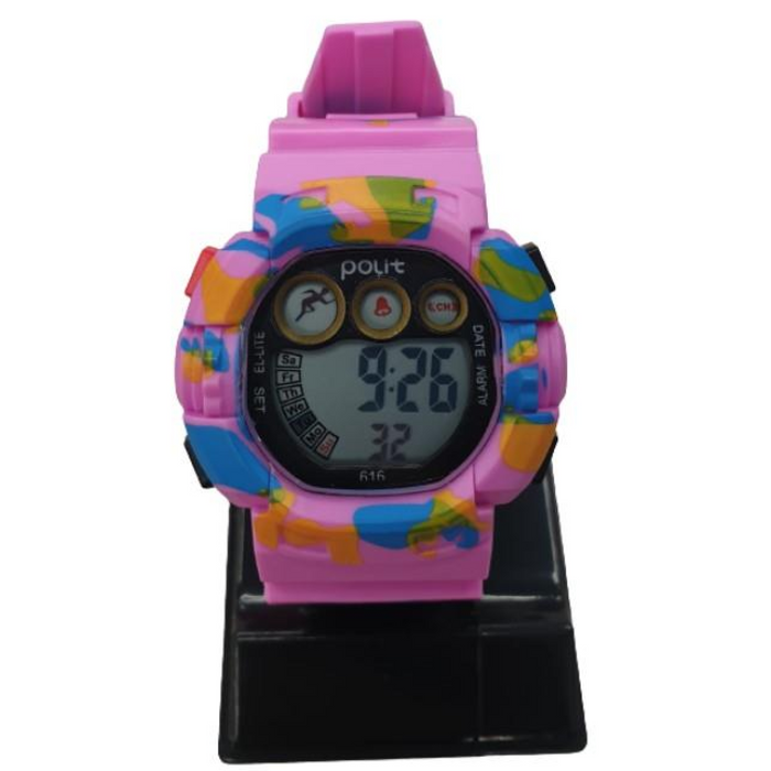 Polit Army Childrens Boys Sports Digital Waterproof Small Face assorted stlyes and colours varied watch