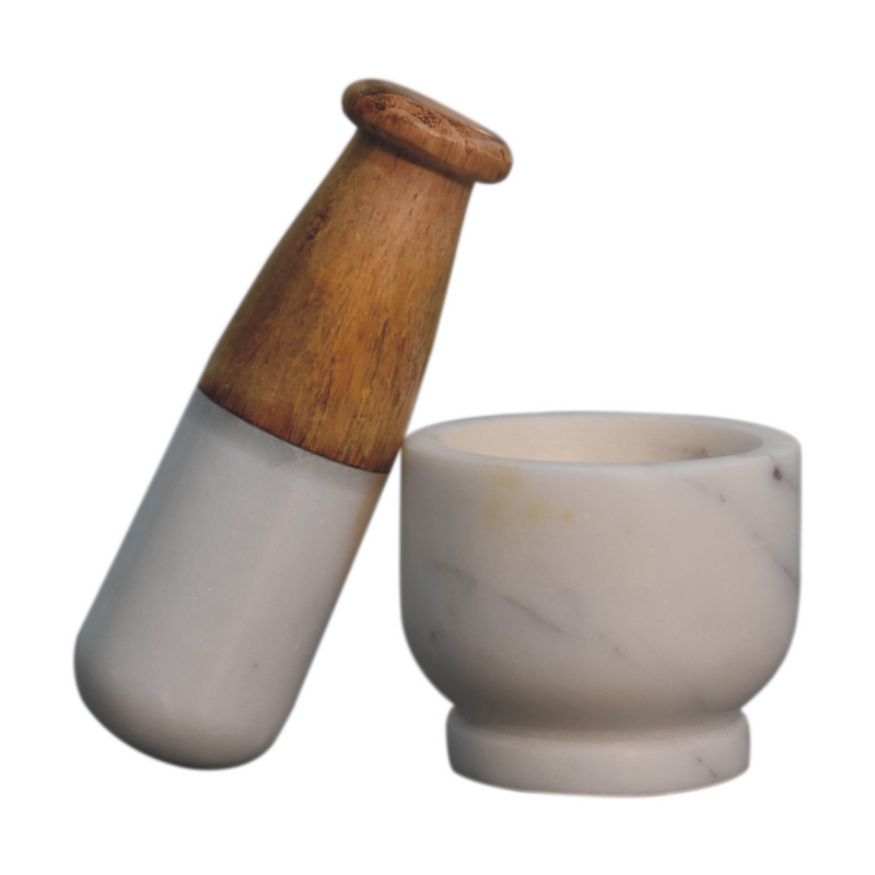 Artisan Furniture Kitchen Accessories - Small Marble Pestle and Mortar