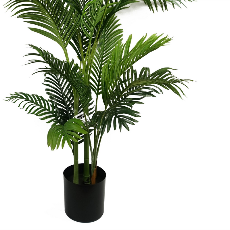 180cm Artificial Palm Tree Extra Large Copper Metal Planter