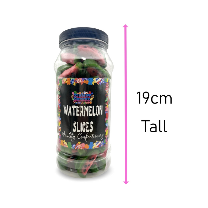 Watermelon Slices Retro Sweets Gift Jar - 660g