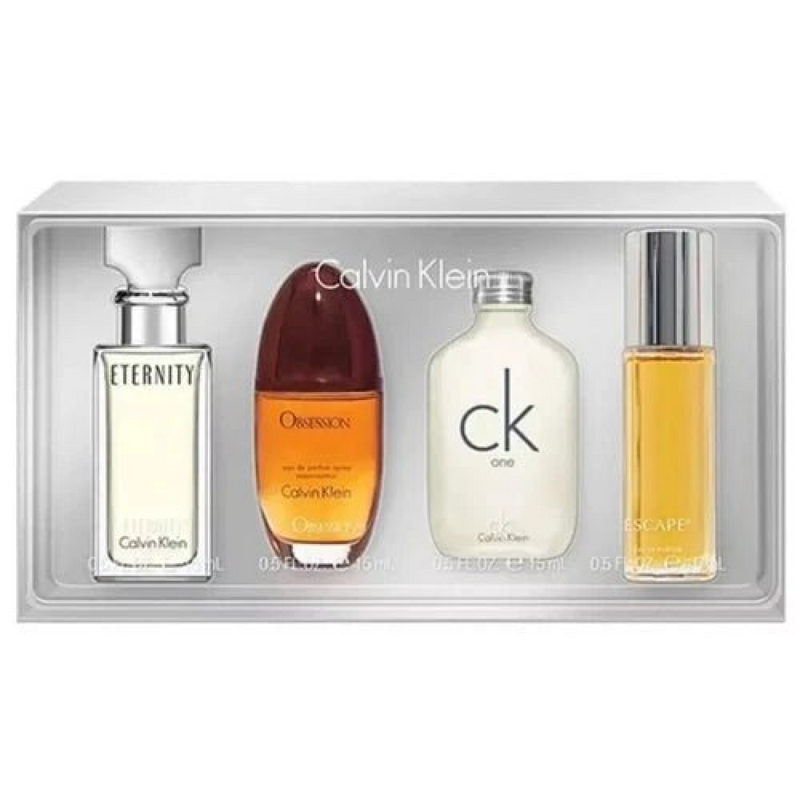 Calvin Klein Ladies Miniature Gift Set (4 x 15ml)