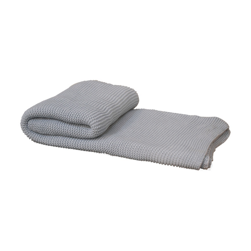 Artisan Furniture Double Blue Knit Throw