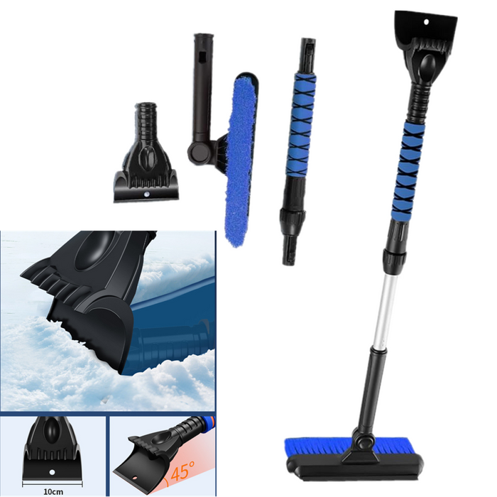 Detachable Car Snow Shovel Ice Scraper Extendable Dust Removal Cleaning Brush