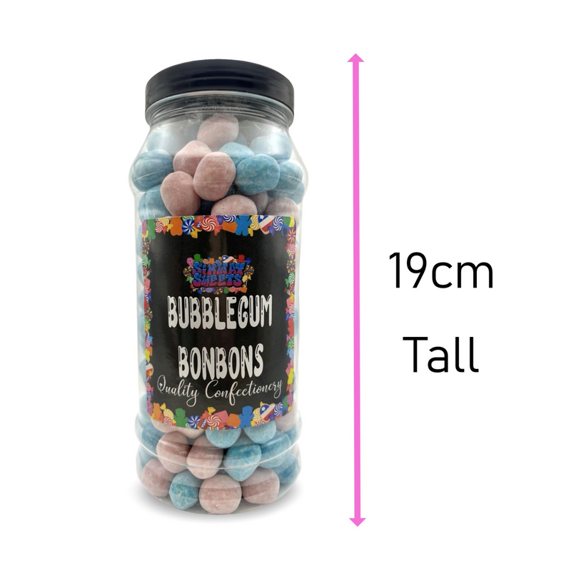 Bubblegum Flavour BonBons Retro Sweets Bon Bons Gift Jar - 760g