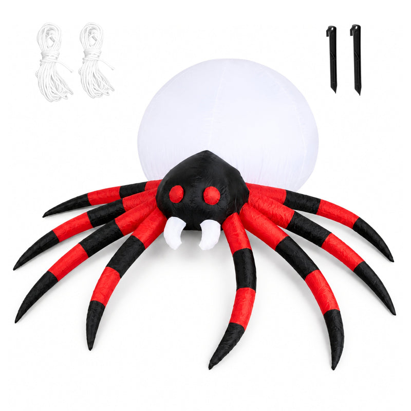 8ft Giant LED Inflatable Halloween Spider Decoration
