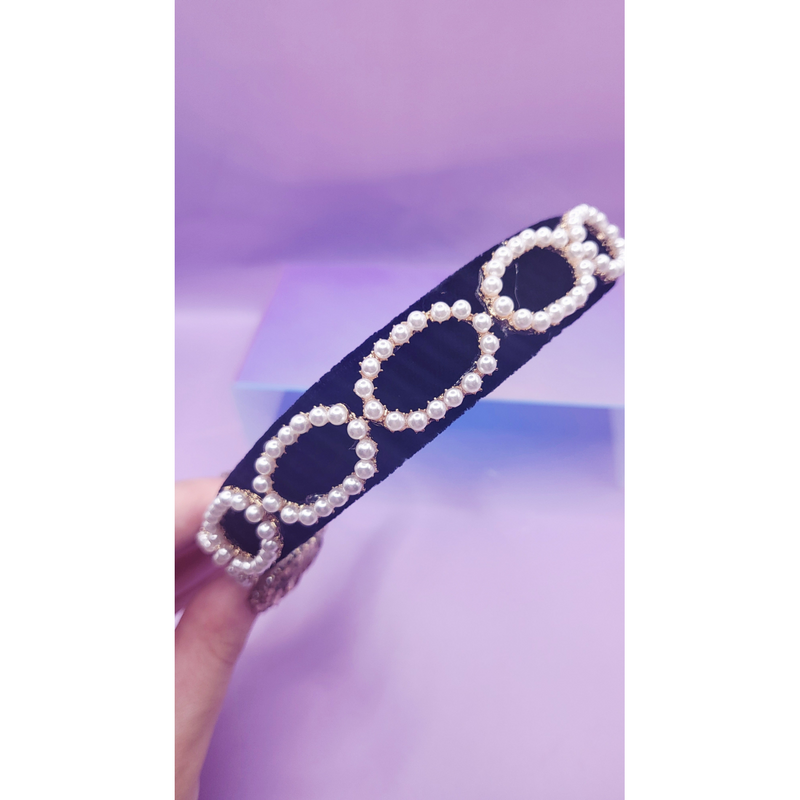 Oval Pearl Hair band