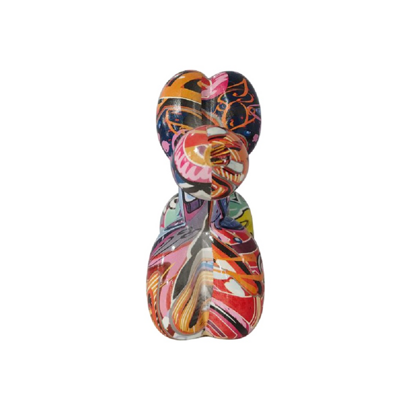 Resin Balloon Dog Sculpture, Cute Animal Resin Art Sculpture Crafts, Home Dining Table Decoration Sculpture
