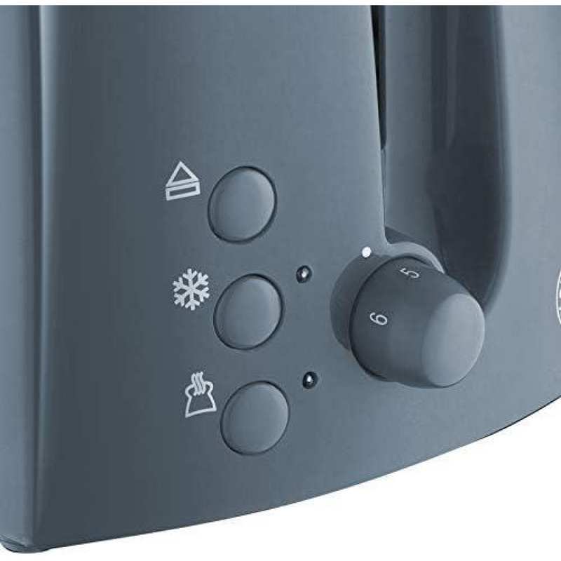 Russell Hobbs Textures 2-Slice Toaster 850 W, Grey 21644