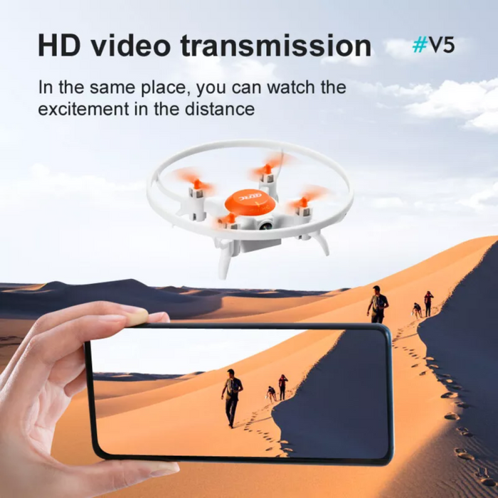 4DRC V5 Kids and Beginners Mini RC Drone V5 RC Quadcopter with 1080P HD Wide Angle Camera,Drones suitable for children and beginners,Logistics is randomly sent by Evri/Royal Mail/DPD.