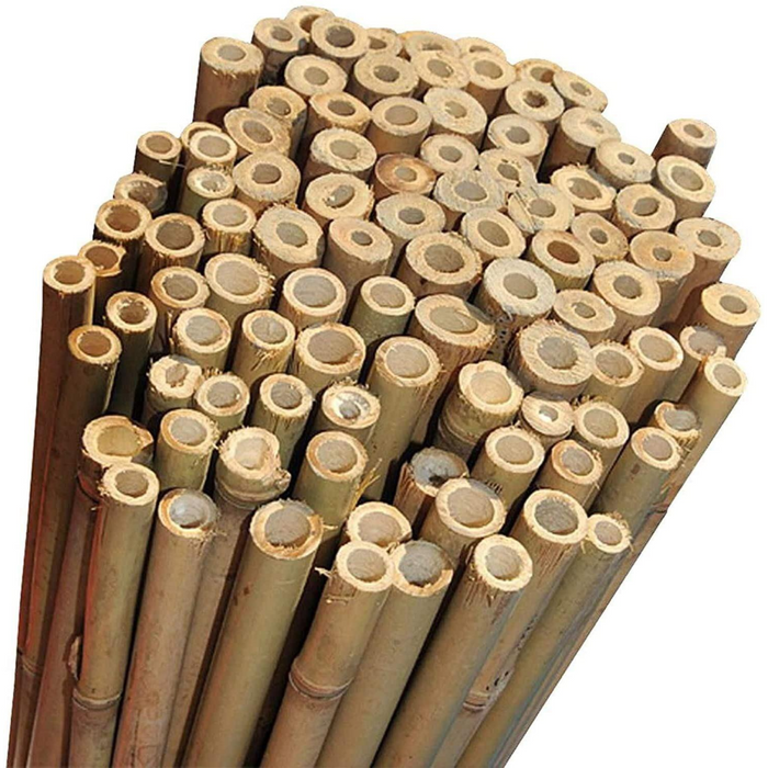 10 x 4FT Bamboo Canes Sticks 120cm