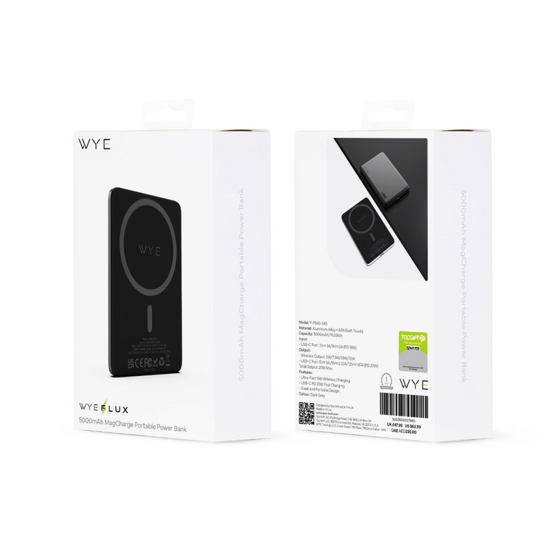 WYE 5000 MagCharge Portable Power Bank