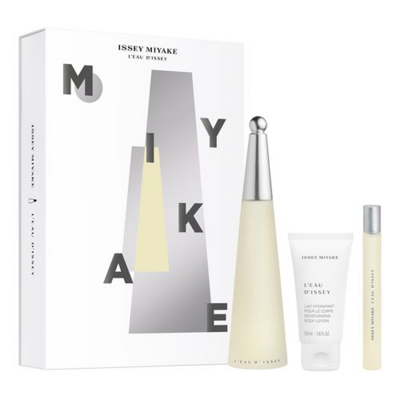 Issey Miyake L'Eau D'Issey Gift Set (Eau De Toilette Spray 100ml  Body Lotion 50ml  Eau De Toilette Spray 10ml)