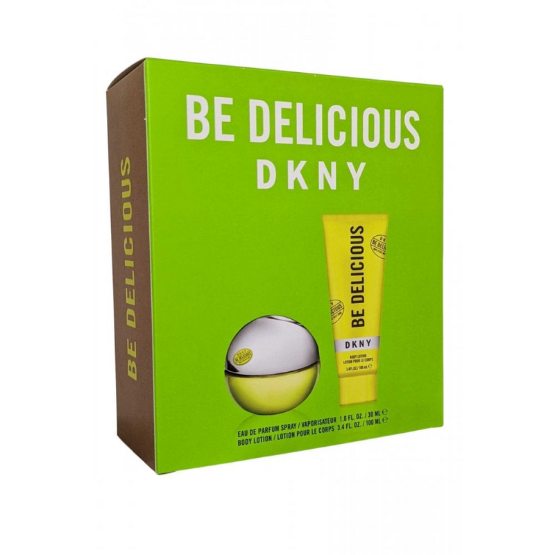 Dkny Be Delicious Gift Set (Eau De Parfum Spray 30ml  Body Lotion 100ml)