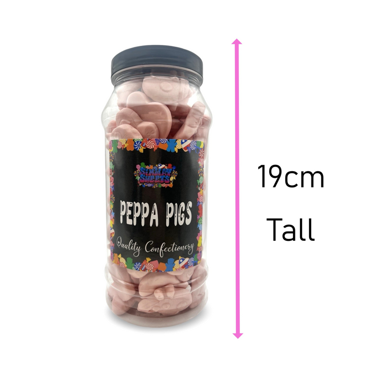 Peppa Pig Retro Gummy Sweets Gift Jar - 570g