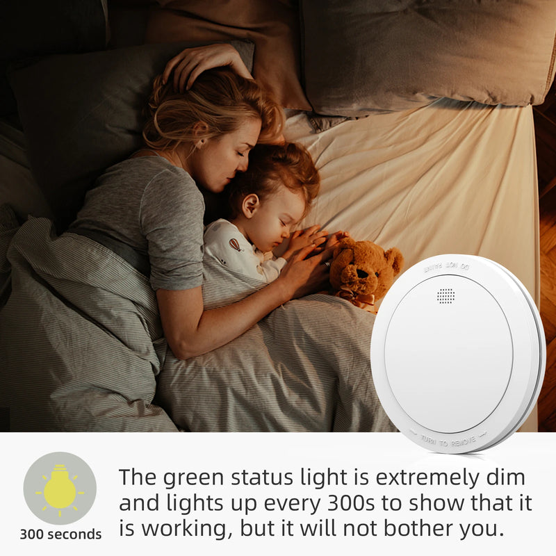 CPVAN Interconnect Smoke Detector Networked Wireless Fire Alarm Home Security protection EN14604 85dB 10Year Battery Smoke Alarm