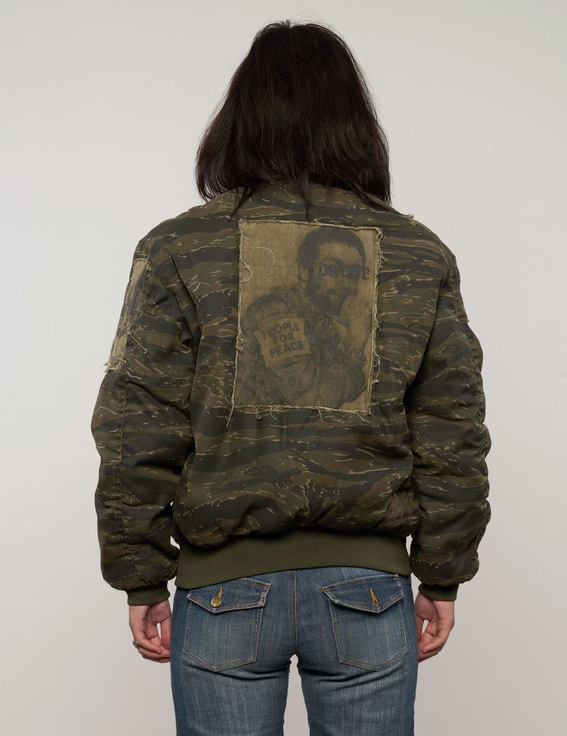 MA-1 Patched Bomber in Tiger Camo