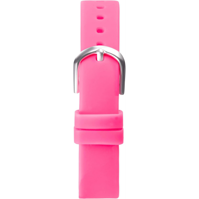 Limit Girls Analogue 100M Water Resistant, White Dial, Pink Silicone Strap Watch