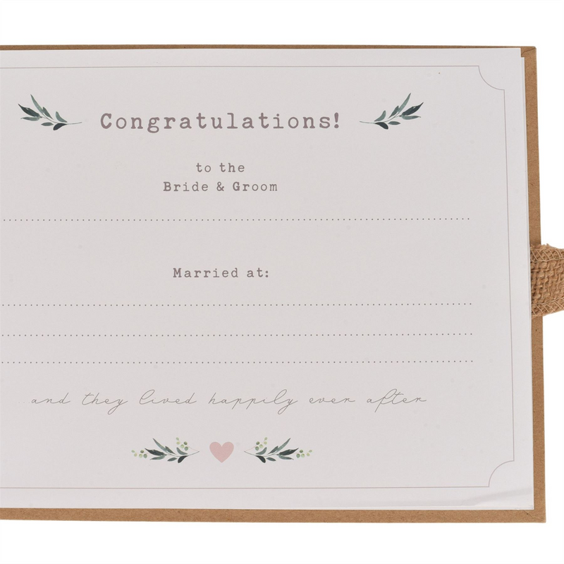 Love Story Guest Book "Wedding Guest Book" *(18/12)*