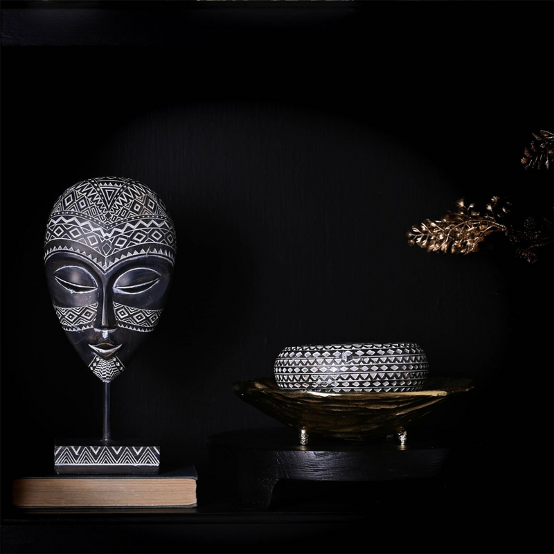 Tribal Mask with Stand 28.5cm