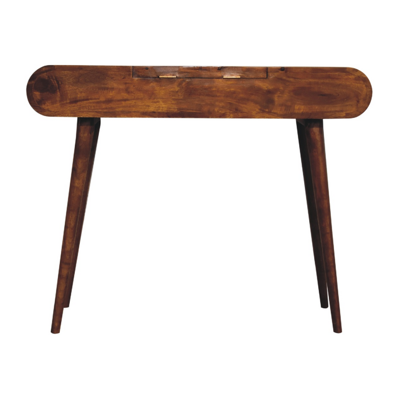Artisan Furniture Solid Wood Chestnut Mirror Dressing Table