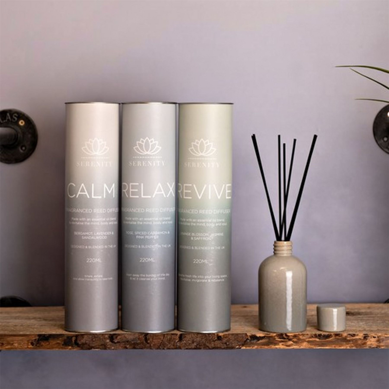 Serenity Calm Ceramic Diffuser 220ml Bergamot, Lavender