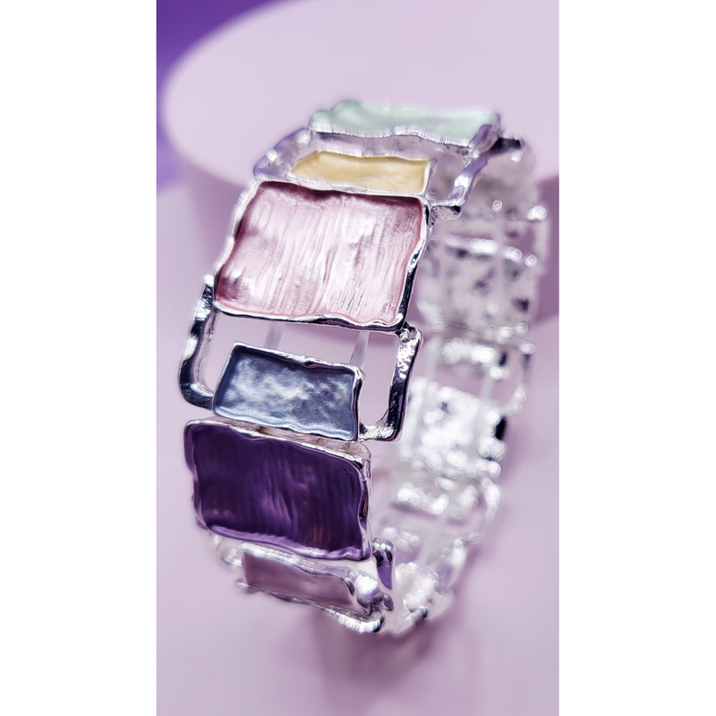 Abstract Square Bracelet
