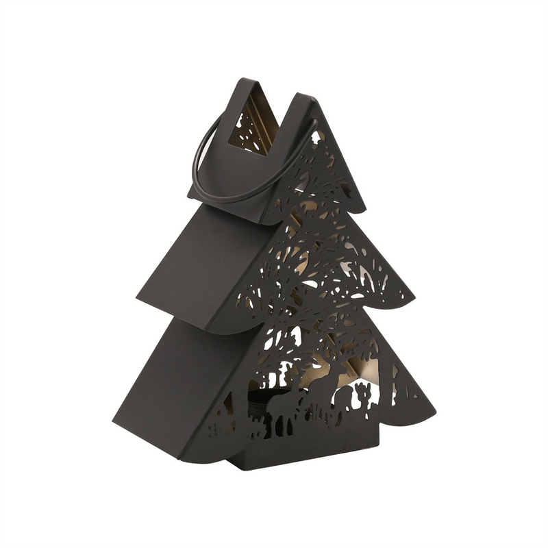 Black Tree Lantern Small