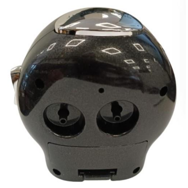 Acctim Eden Non Ticking Sweep Crescendo Alarm Clock in Black - 16523