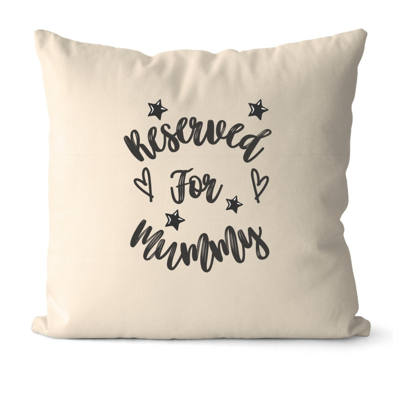 Personalised Reserved for Mummy Cushion | Gift for Mummy | Birthday Mother's Day Present