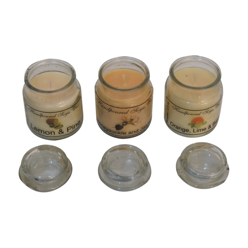 Artisan Furniture Hourglass Candle Set of 3 (Fruit)