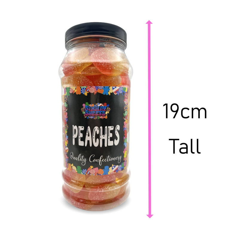 Peaches Retro Sweets Gift Jar - 815g