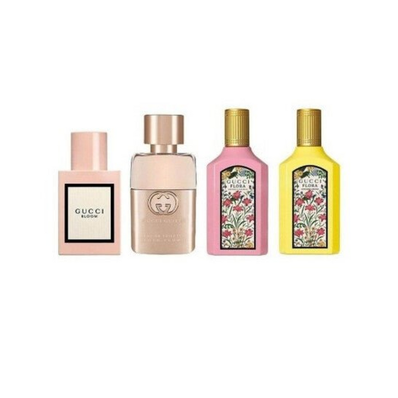 Gucci Miniature Gift Set (3 x Eau De Parfum 5ml  Eau De Toilette 5ml)