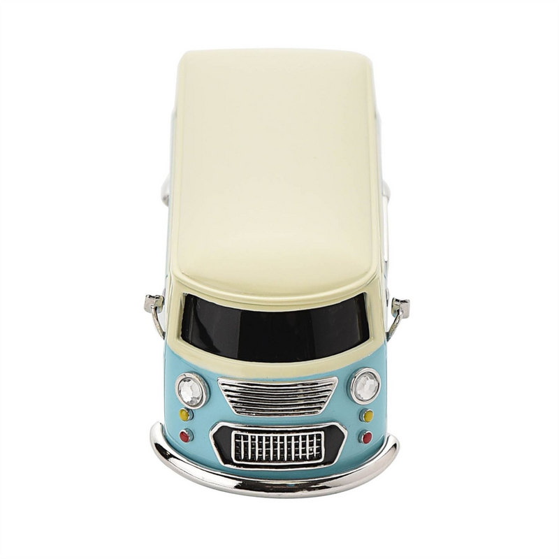 Wm.Widdop Miniature Clock Camper Van Blue