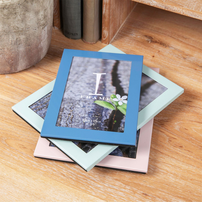 iFrame Aluminium Pink Photoframe 5" x 7"