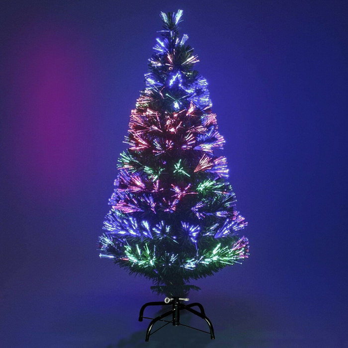 6FT (180CM) FIBRE OPTIC GREEN TREE