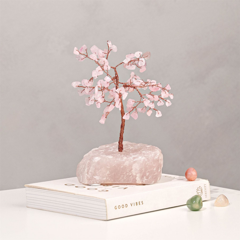 Gemstone Tree Rose Quartz - Love Small