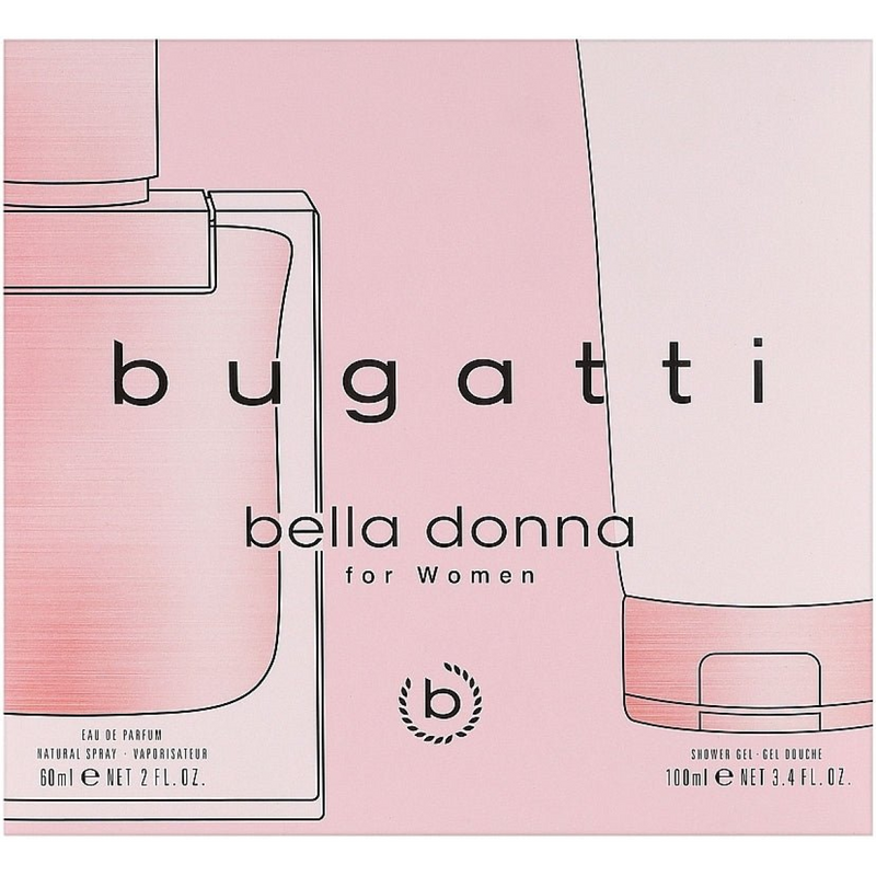 Bugatti Bella Donna For Women Gift Set (Eau De Parfum Spray 60ml  Shower Gel 100ml)