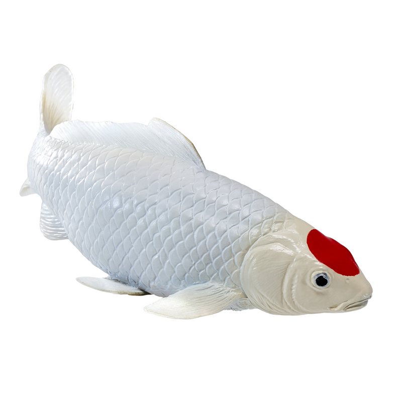 Tancho Koi Carp Mojo Hand Painted Fish