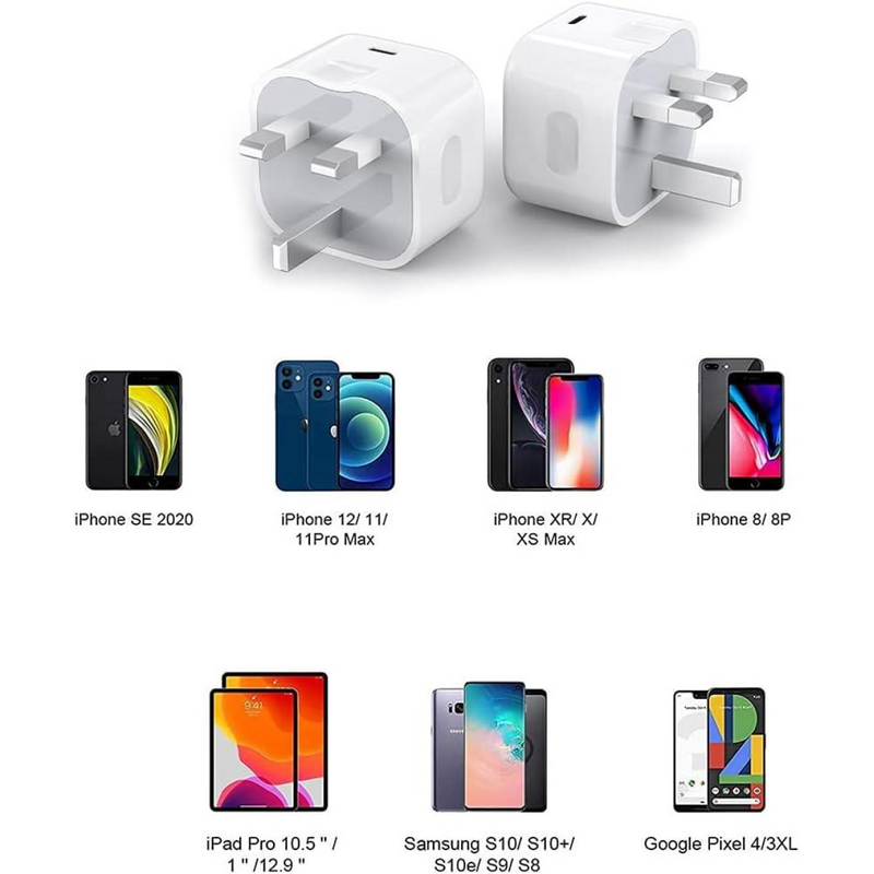 Ven-Dens 20w Type C Travel Wall Plug Fast Charging Power Adapter SP-TC78A